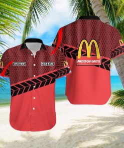 Custom Name mcdonald’s Brand New Seashell Style Hawaiian Shirt Gift