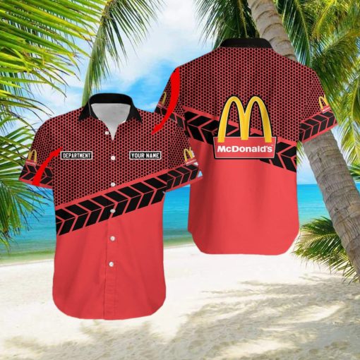 Custom Name mcdonald’s Brand New Seashell Style Hawaiian Shirt Gift