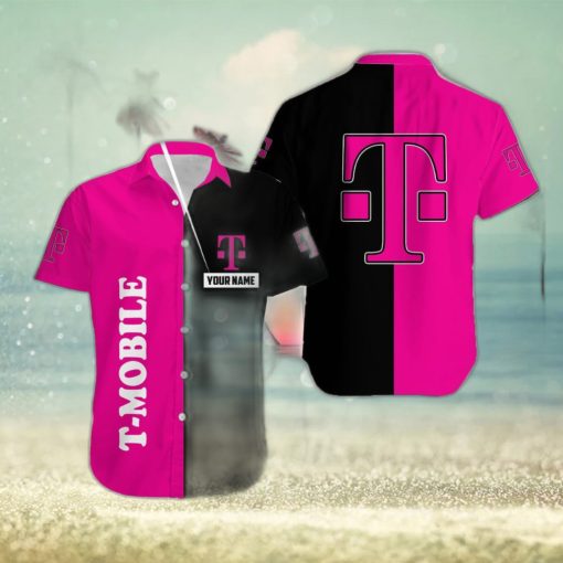 Custom Name t mobile Brand Designer 3D Hawaiian Shirt For Summer