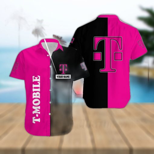 Custom Name t mobile Brand Designer 3D Hawaiian Shirt For Summer