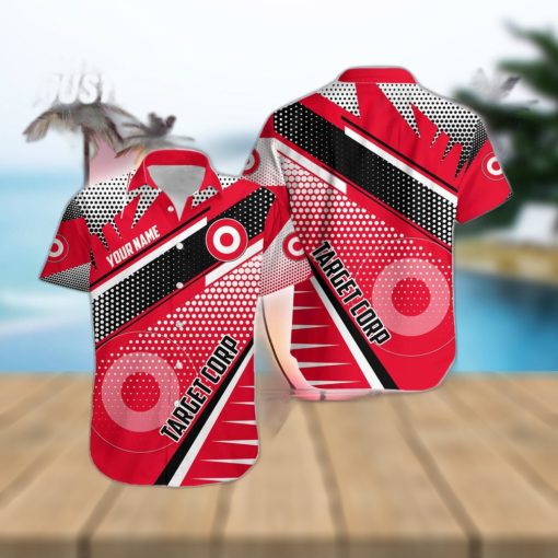 Custom Name target corp Logo Contemporary 3D Hawaiian Shirt Gift For Men Women