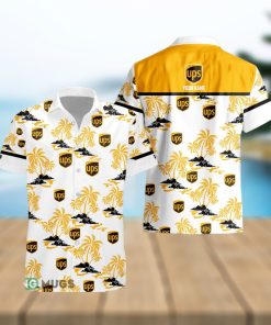 Custom Name ups Style 4 Logo Trademark 3D Hawaiian Shirt For Men And Women Gift