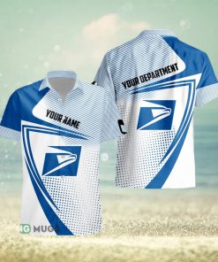 Custom Name usps Style 6 Logo Trademark 3D Hawaiian Shirt For Men And Women Gift