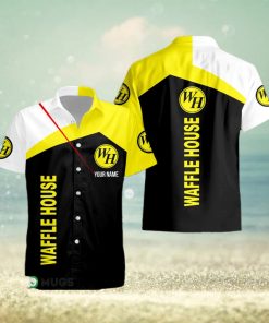 Custom Name waffle house Style 7 Logo Trademark 3D Hawaiian Shirt For Men And Women Gift