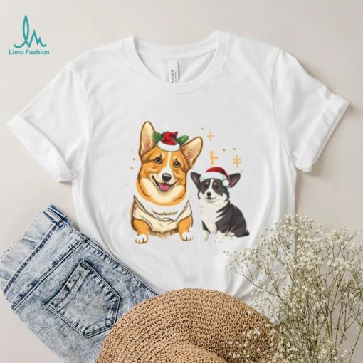 Cute Christmas Corgis t shirt