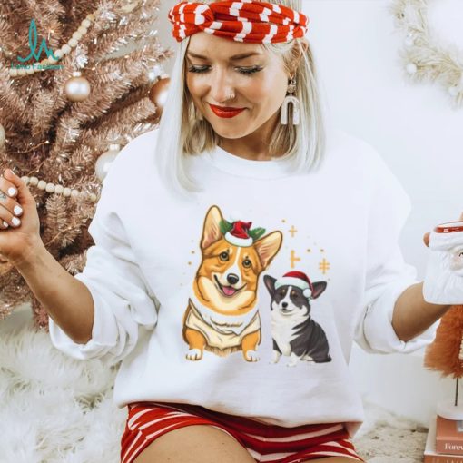 Cute Christmas Corgis t shirt