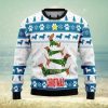 Boston Terrier Too Late To Be Good Ugly Christmas Sweater Gift Men Women