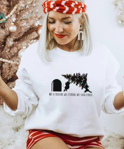 Cute Disney Christmas not a creature was stirring shirt