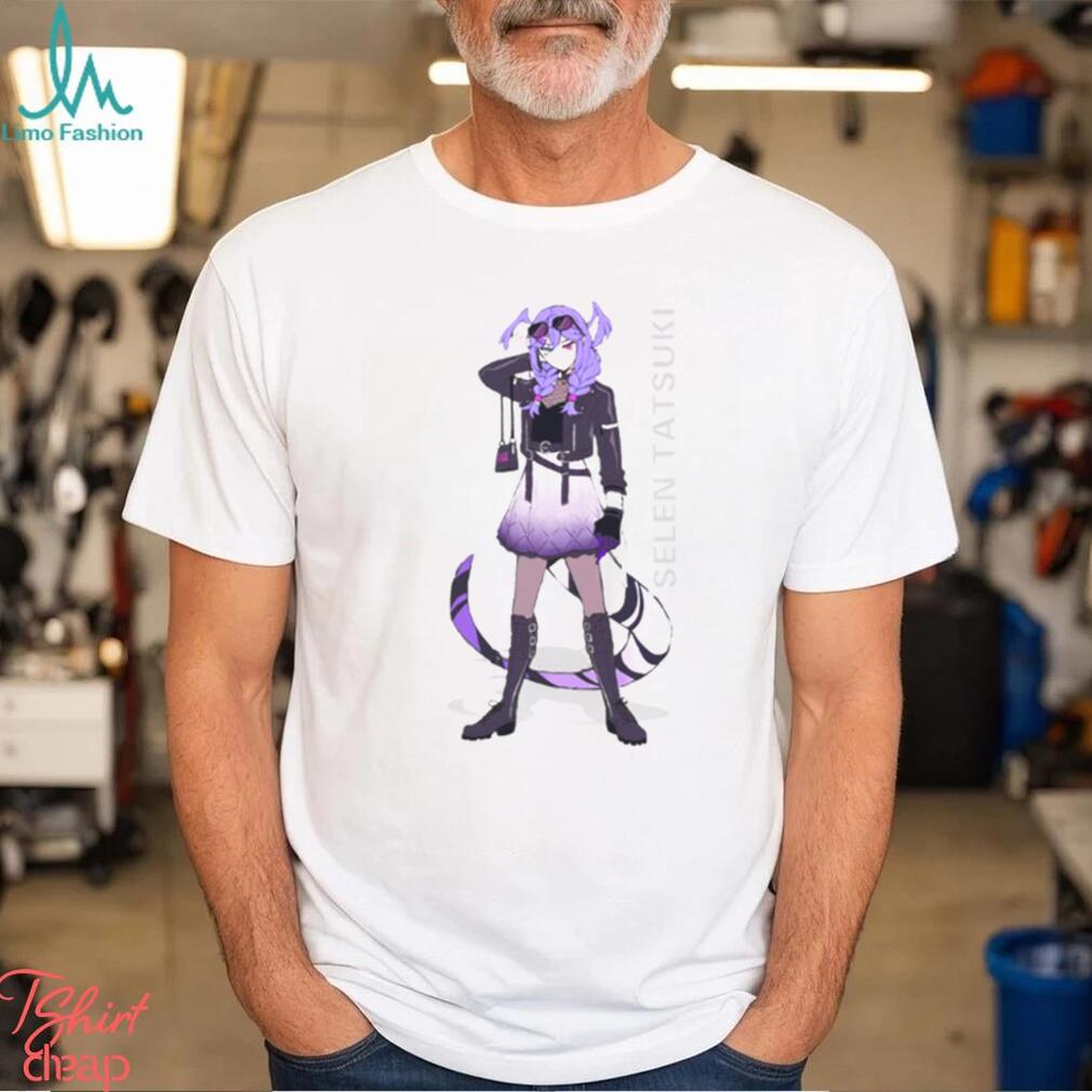 Cute Girl Selen Tatsuki Nijisanji Selen shirt - Limotees