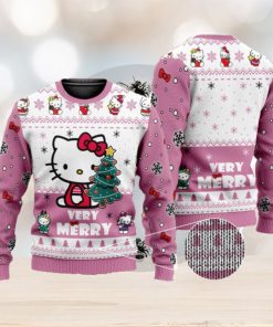 Cute Hello Kitty 3D All Over Printed Ugly Christmas Sweater Christmas Gift For Family