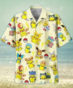 Cute Pikachu Pokemon Hawaiian Shirt Trendy Summer Gift