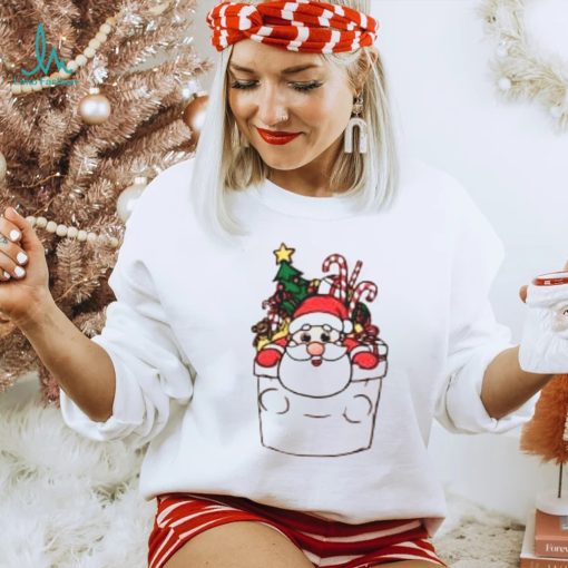 Cute Pocket Santa Christmas Shirt