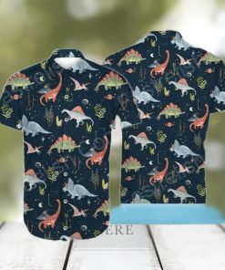 DINOSAUR COSMIC NIGHT HAWAIIAN SHIRT