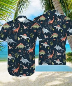 DINOSAUR COSMIC NIGHT HAWAIIAN SHIRT