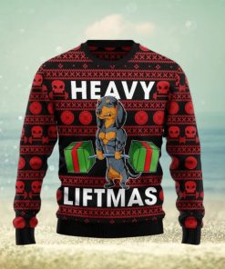 Dachshund Heavy Liftmas Ugly Sweater For Christmas