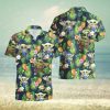 Gradient Style Leaf Print Men s Casual Short Sleeve Hawaiian Shirt  Men s Shirt For Summer Vacation Resort  Tops For Men  Gift For Men