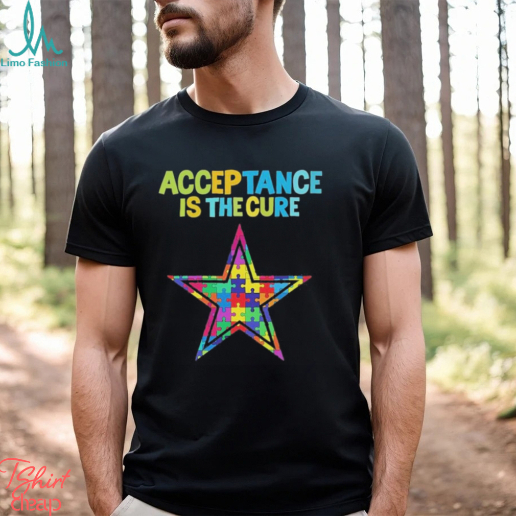 Dallas Cowboys Acceptance Is The Cure Autism T Shirt - Limotees