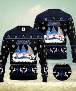 Dallas Cowboys Gnome de Noel Ugly Christmas Sweater