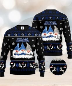 Dallas Cowboys Gnome de Noel Ugly Christmas Sweater