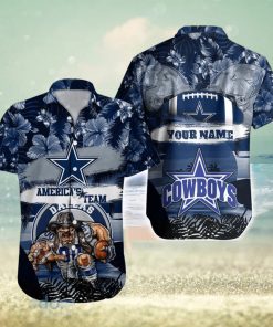 Dallas Cowboys NFL Hawaiian shirt Custom Name Summer Gift