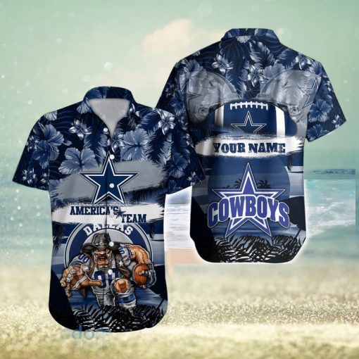 Dallas Cowboys NFL Hawaiian shirt Custom Name Summer Gift