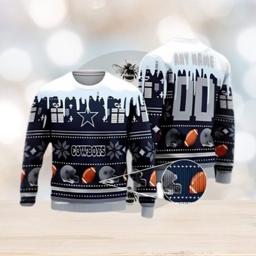 Dallas Cowboys NFL Santa Claus Custom Ugly Christmas Sweater