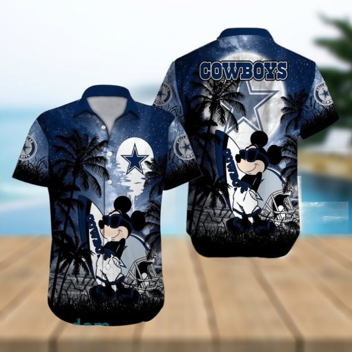 Dallas Cowboys NFL Team Logo Baby Yoda Hawaiian Shirt