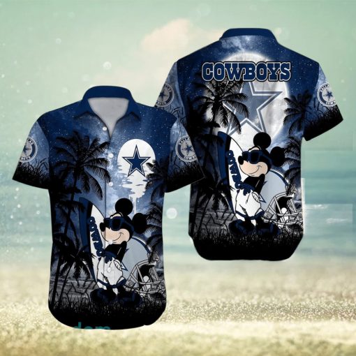 Dallas Cowboys NFL Team Logo Baby Yoda Hawaiian Shirt