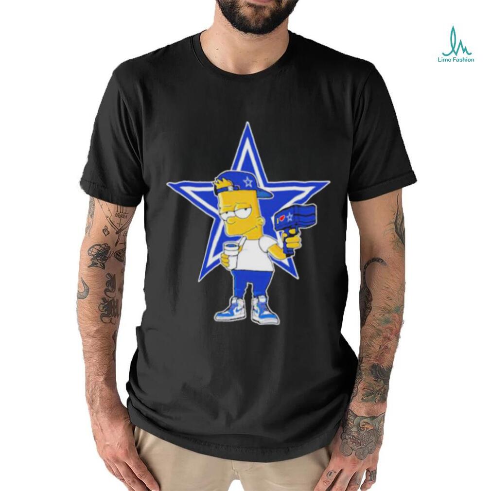 Carolina Panthers NFL X Bart Simpson cartoon shirt - Limotees