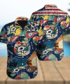 Dallas Stars Custom Name Vintage Hawaiian Shirt For Fans