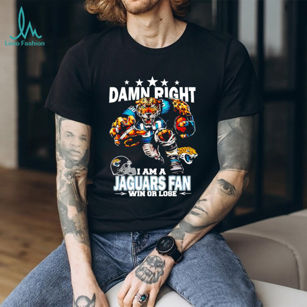 Jacksonville Jaguars Damn Right NFL Jersey Shirt Skull Custom