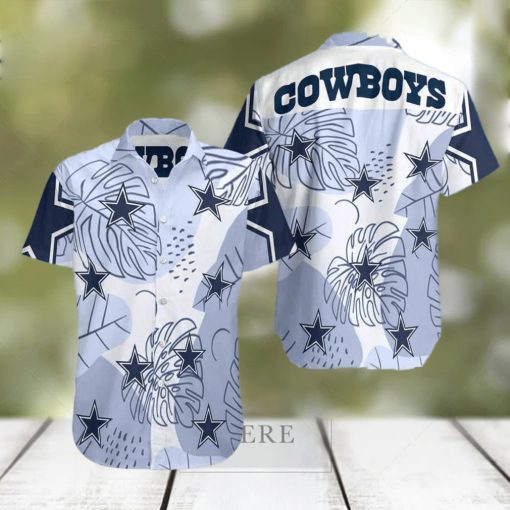 Dark Blue Dallas Cowboys Hawaiian Shirt