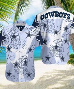 Dark Blue Dallas Cowboys Hawaiian Shirt