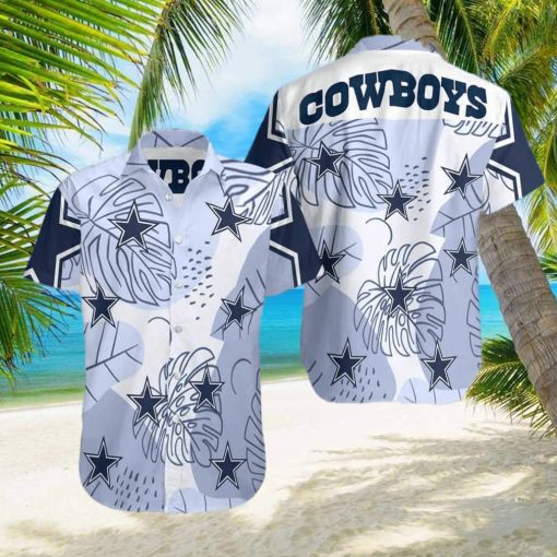 Dark Blue Dallas Cowboys Hawaiian Shirt