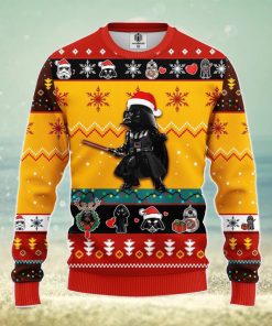 Darth Vader Cute Ugly Christmas Sweater Yellow 1 Amazing Gift Men And Women Christmas Gift