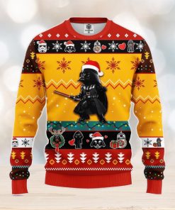 Darth Vader Cute Ugly Christmas Sweater Yellow 1 Amazing Gift Men And Women Christmas Gift