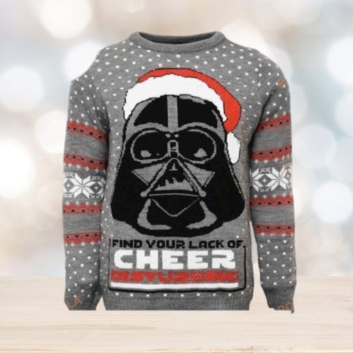 Darth Vader Find Your Lack Of Cheer Disturbing Star Wars Christmas Ugly Sweater