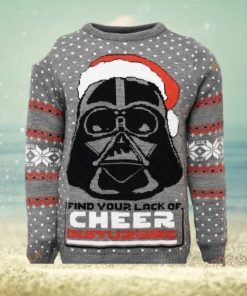 Darth Vader Find Your Lack Of Cheer Disturbing Star Wars Christmas Ugly Sweater