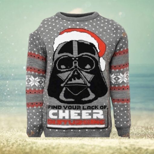 Darth Vader Find Your Lack Of Cheer Disturbing Star Wars Christmas Ugly Sweater