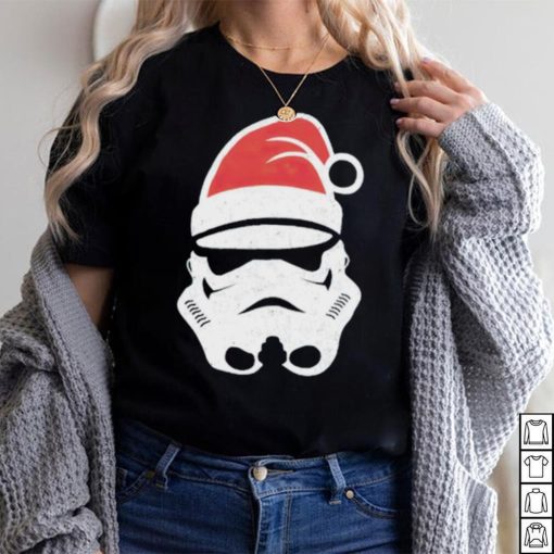 Darth Vader Head Santa hat Star Wars Christmas shirt