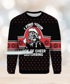 Darth Vader I Find Your Lack Of Cheer Disturbing Star Wars Ugly Christmas Sweater