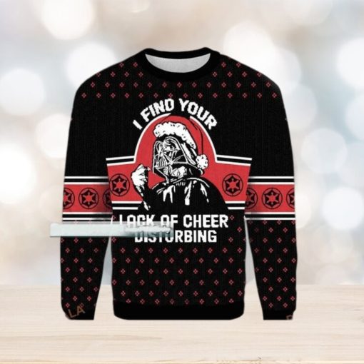 Darth Vader I Find Your Lack Of Cheer Disturbing Star Wars Ugly Christmas Sweater