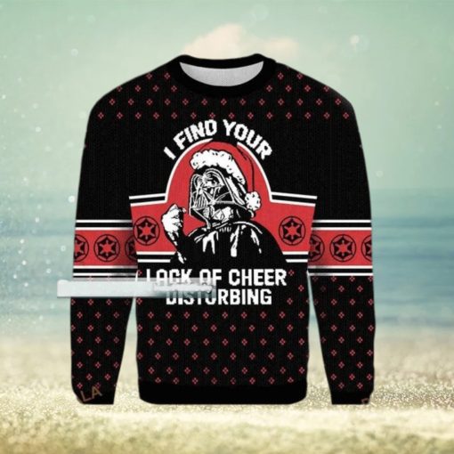 Darth Vader I Find Your Lack Of Cheer Disturbing Star Wars Ugly Christmas Sweater