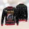 Christmas Dancing Rick And Morty Snowflakes Pattern 3D Funny Ugly Sweater