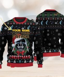 Darth Vaders I Am Your Father Star Wars Custom Ugly Knitted Christmas 3D Sweater