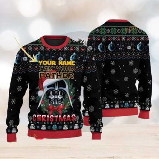 Darth Vaders I Am Your Father Star Wars Custom Ugly Knitted Christmas 3D Sweater