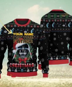 Darth Vaders I Am Your Father Star Wars Custom Ugly Knitted Christmas 3D Sweater