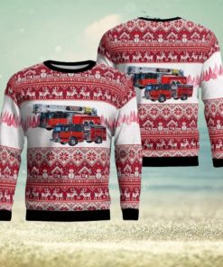 Dartmouth, Massachusetts, Dartmouth Fire District #1 Aop Ugly Sweater 3D Gift For Men And Women