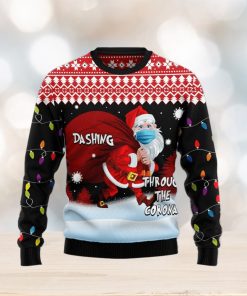 Dashing Through The Corona Ugly Christmas Sweater Gift Men Women