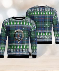 Davidson of Tulloch Crest Tartan Christmas Ugly Sweater 3D Gift For Men And Women